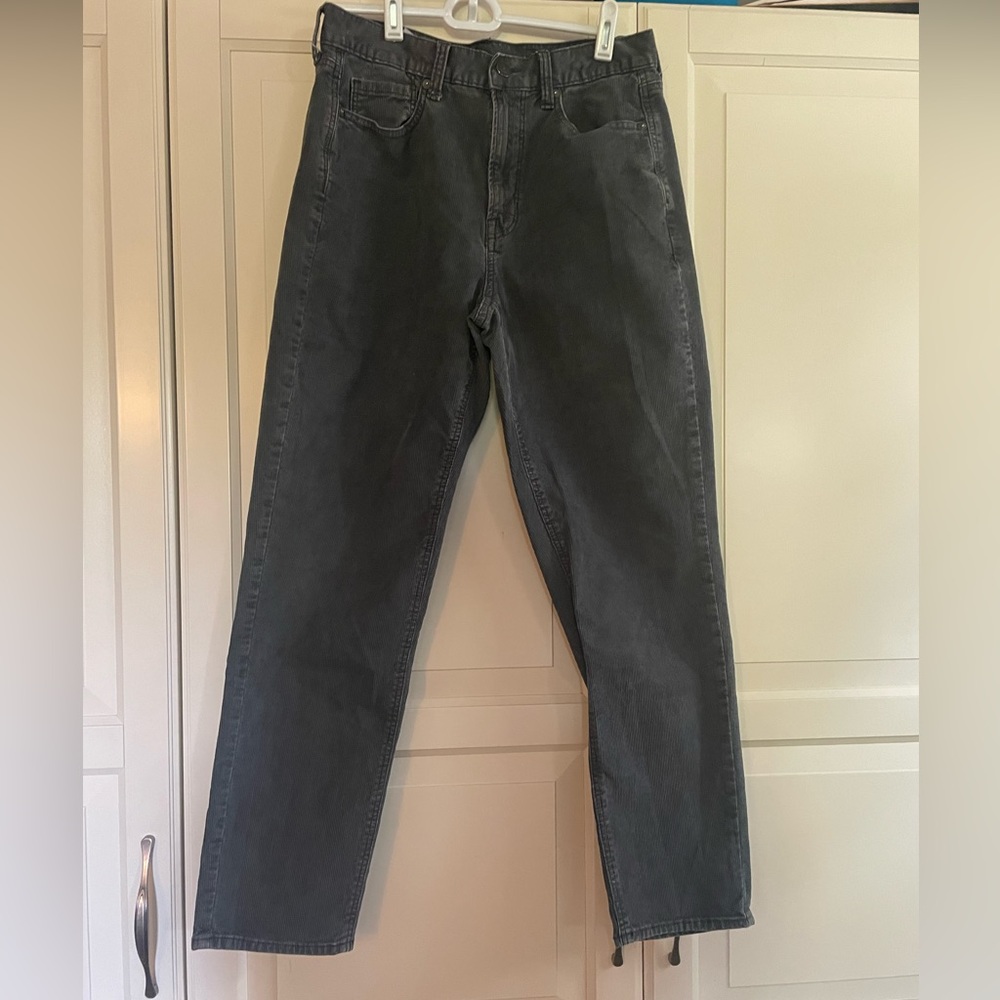 American Eagle Dark Blue Corduroy Pants